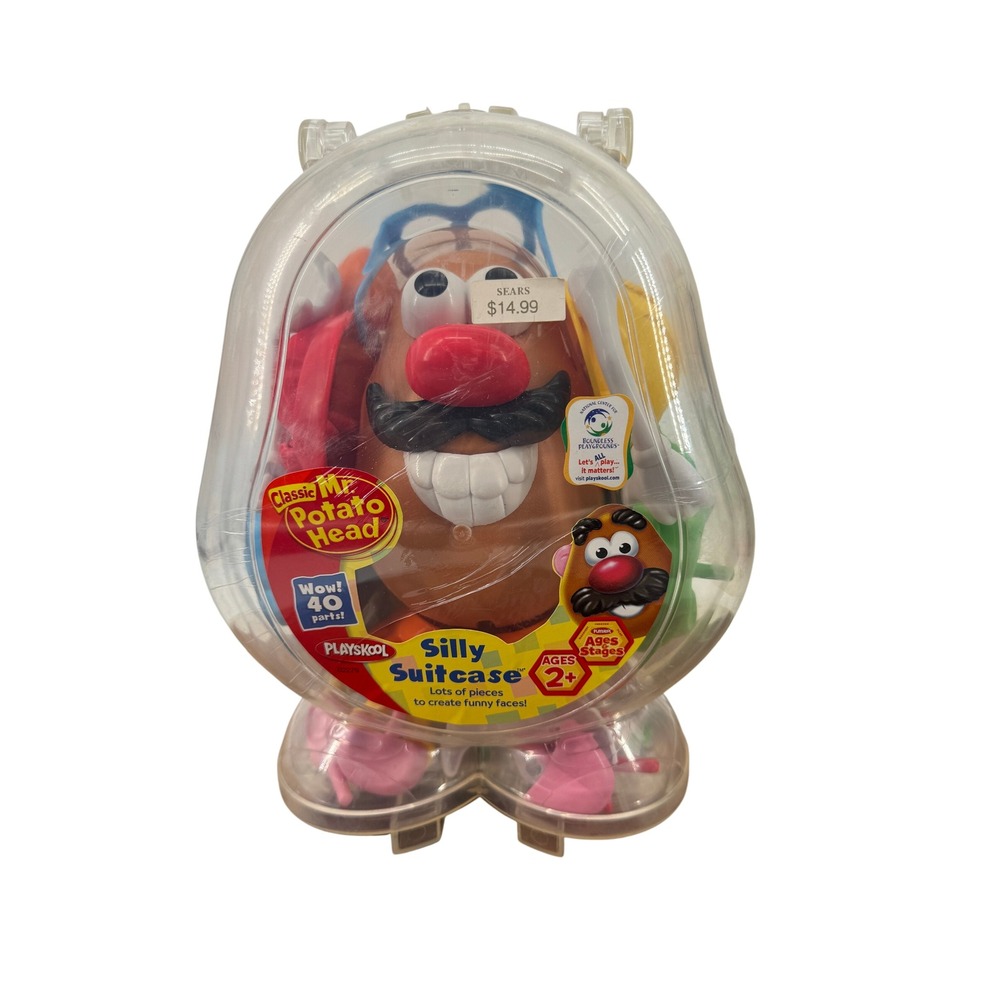 Vintage Mr Potato Head Silly Suitcase Kids Multi 40 Piece Sealed New Old